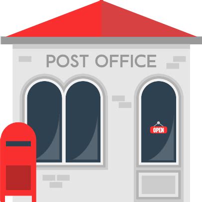 Map of Postal Services Office in Post Office, Burgos Street, .
